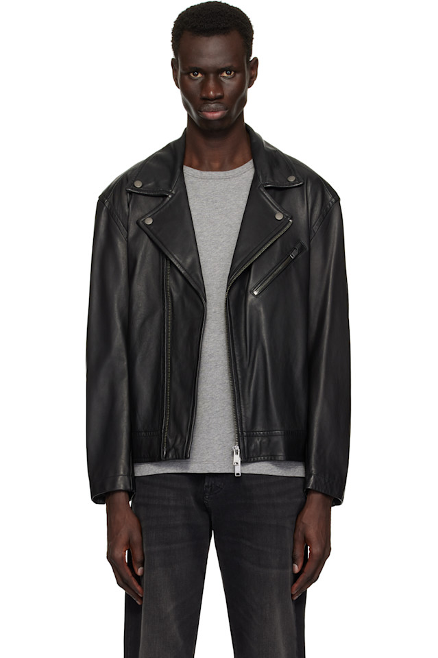 Кожаная косуха с карманом-молнией Boss, черный
Кожаная косуха с карманом-молнией Boss, черный