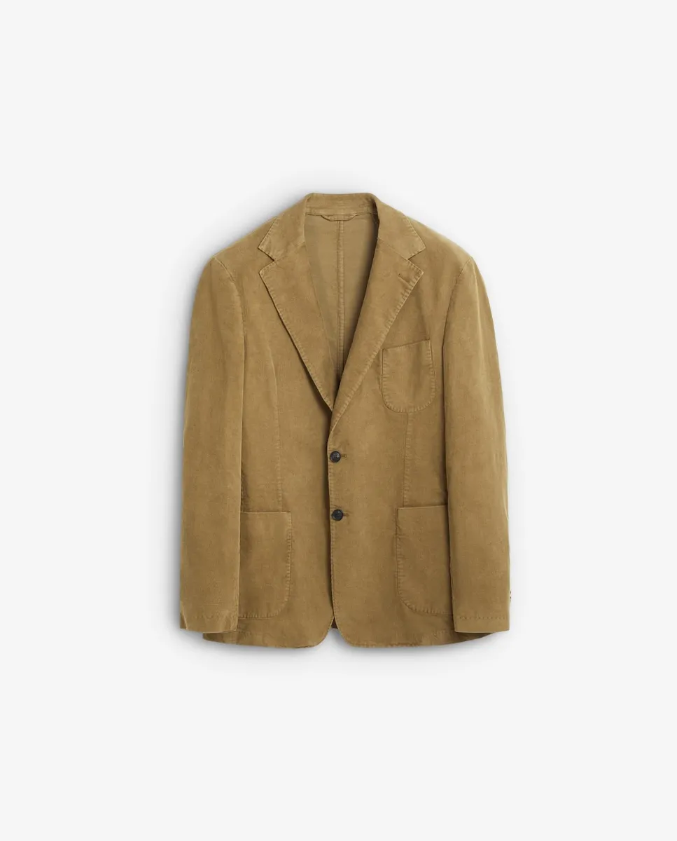 Мужской вельветовый пиджак из хлопка, прямого кроя Scalpers, песочный
Мужской вельветовый пиджак из хлопка, прямого кроя Scalpers, песочный