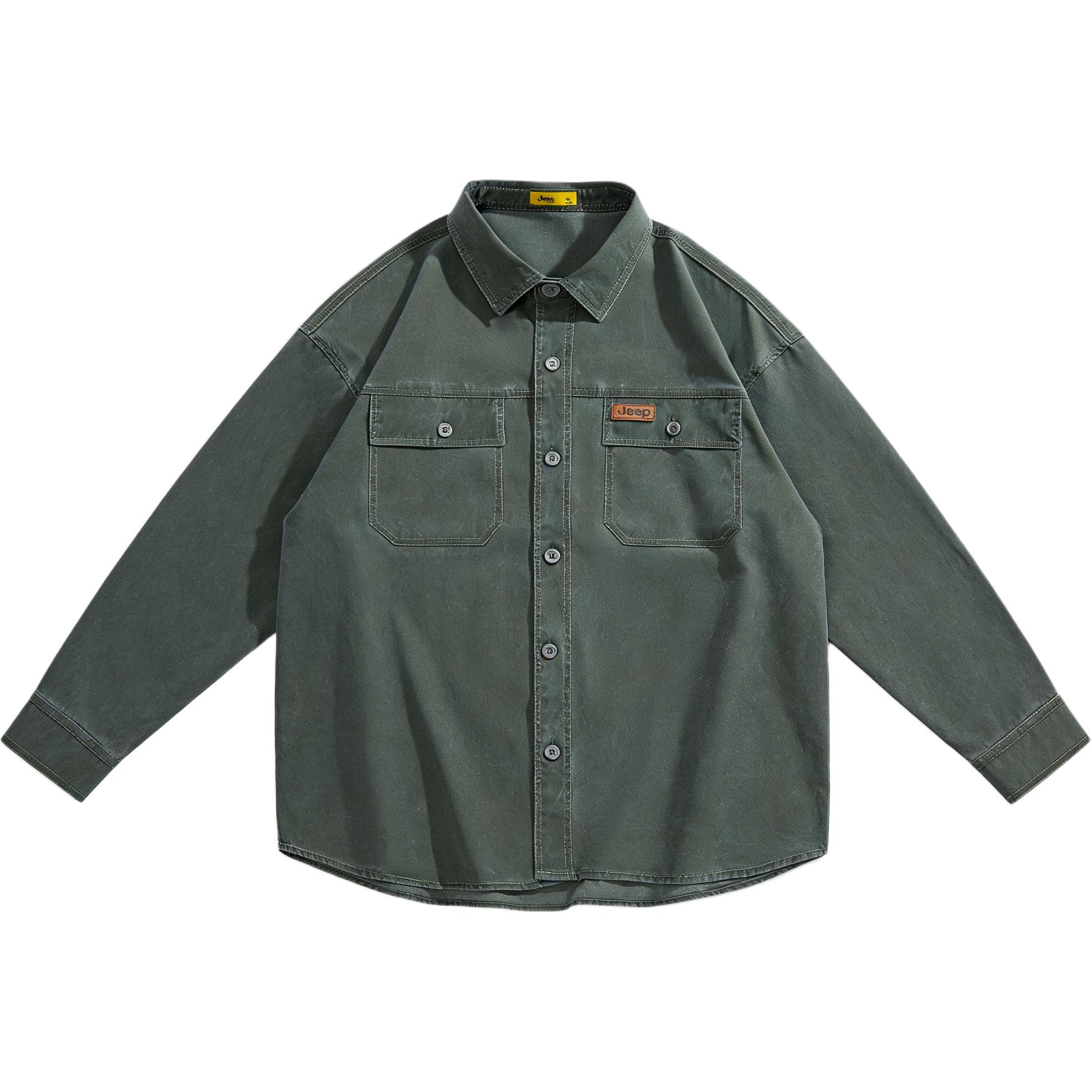 Рубашка Unisex Lapel Moderate Workwear Jeep, army зеленый
Рубашка Unisex Lapel Moderate Workwear Jeep, army зеленый