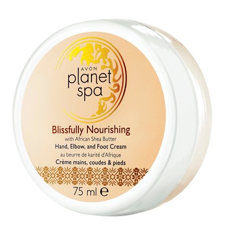 Avon Planet Spa Blissfully Nourishing Питательный крем для рук, ног и локтей с маслом ши - 75 мл
Avon Planet Spa Blissfully Nourishing Питательный крем для рук, ног и локтей с маслом ши - 75 мл