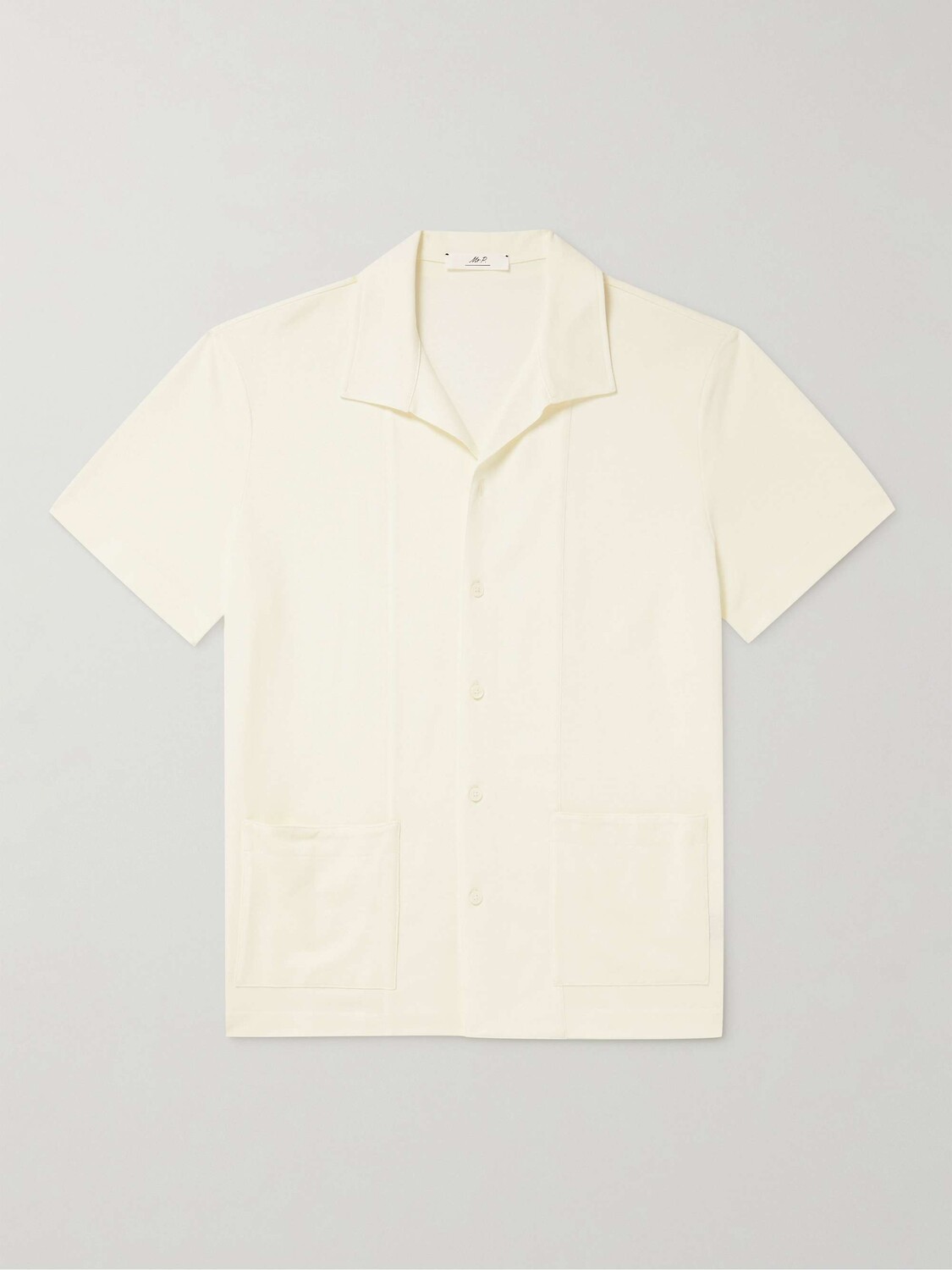 Рубашка из органического хлопка-пике со вставками из джерси Mr P., экрю
Рубашка из органического хлопка-пике со вставками из джерси Mr P., экрю