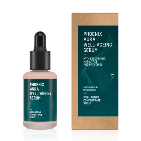 Сыворотка обращает вспять и предотвращает старение Phoenix Aura Well-Ageing Serum Freshly Cosmetics, 30 ml
Сыворотка обращает вспять и предотвращает старение Phoenix Aura Well-Ageing Serum Freshly Cosmetics, 30 ml