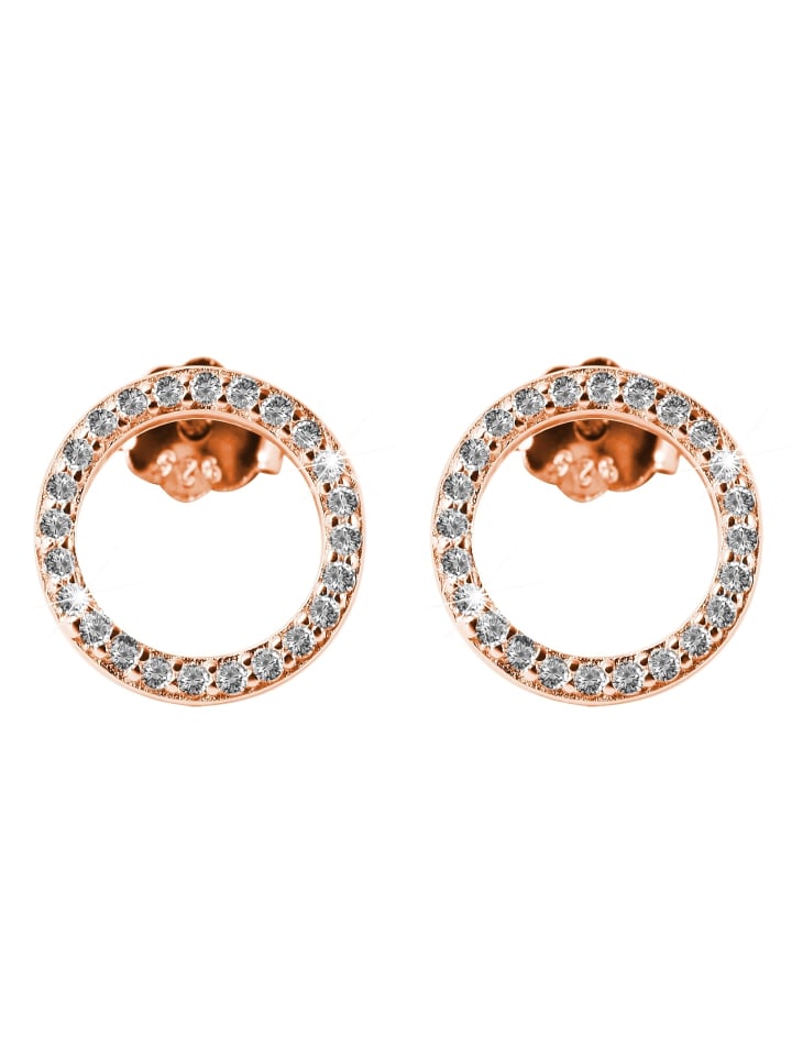 Adeliás Женские круглые серьги-гвоздики из серебра 925 пробы с цирконами из розового золота
Adeliás Женские круглые серьги-гвоздики из серебра 925 пробы с цирконами из розового золота