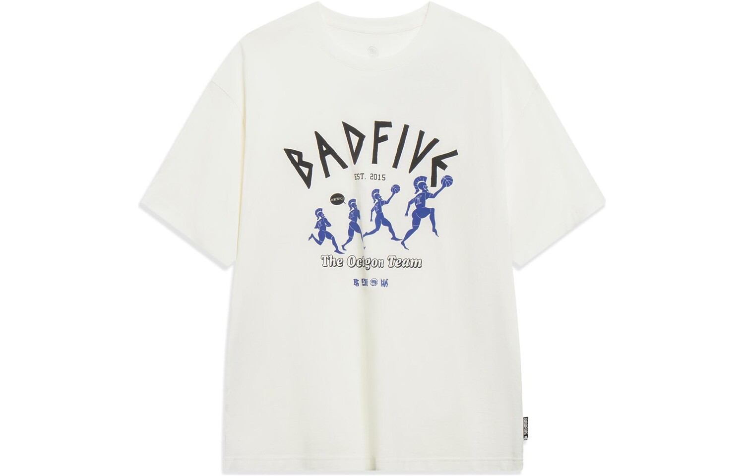 Футболка Badfive мужская молочно-белая Lining, слоновая кость
Футболка Badfive мужская молочно-белая Lining, слоновая кость