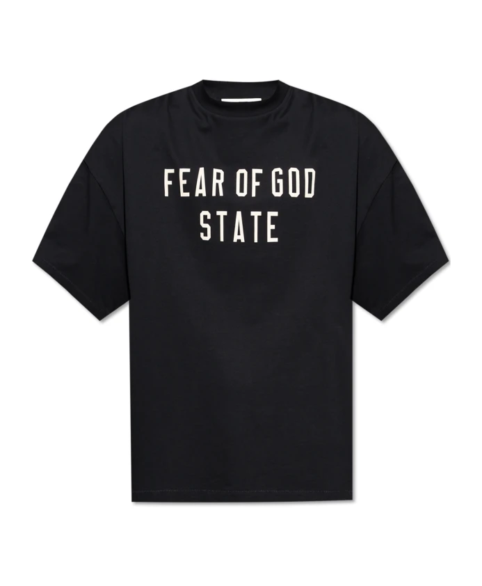 Футболка с напечатанным логотипом Fear Of God, черный
Футболка с напечатанным логотипом Fear Of God, черный