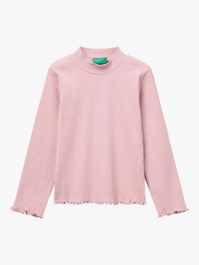 Детская футболка с длинными рукавами и оборкой из хлопковой смеси Benetton, Pink
Детская футболка с длинными рукавами и оборкой из хлопковой смеси Benetton, Pink