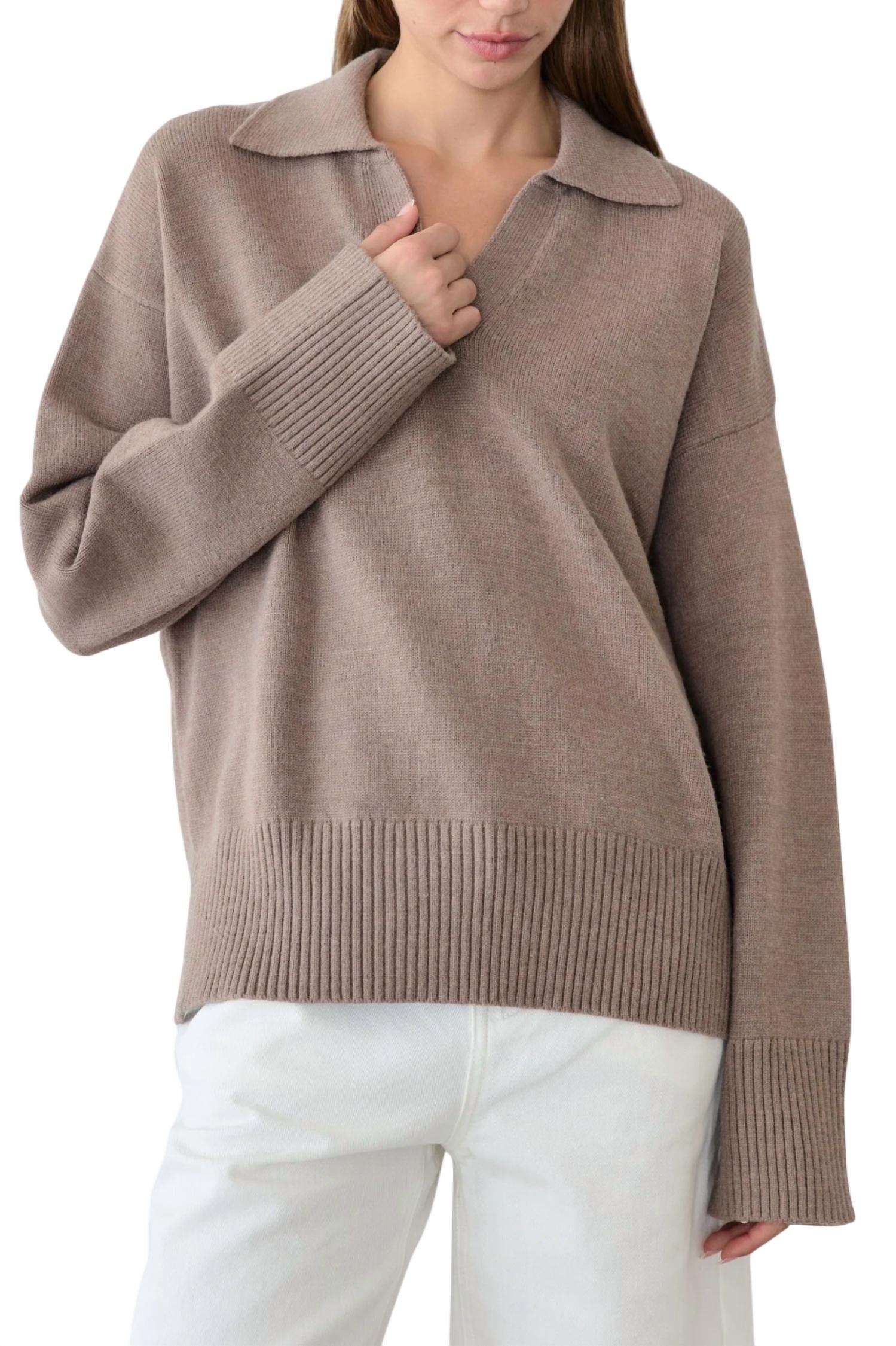 Свитер с открытым воротником в цвете Taupe MOD REF, серо-коричневый
Свитер с открытым воротником в цвете Taupe MOD REF, серо-коричневый