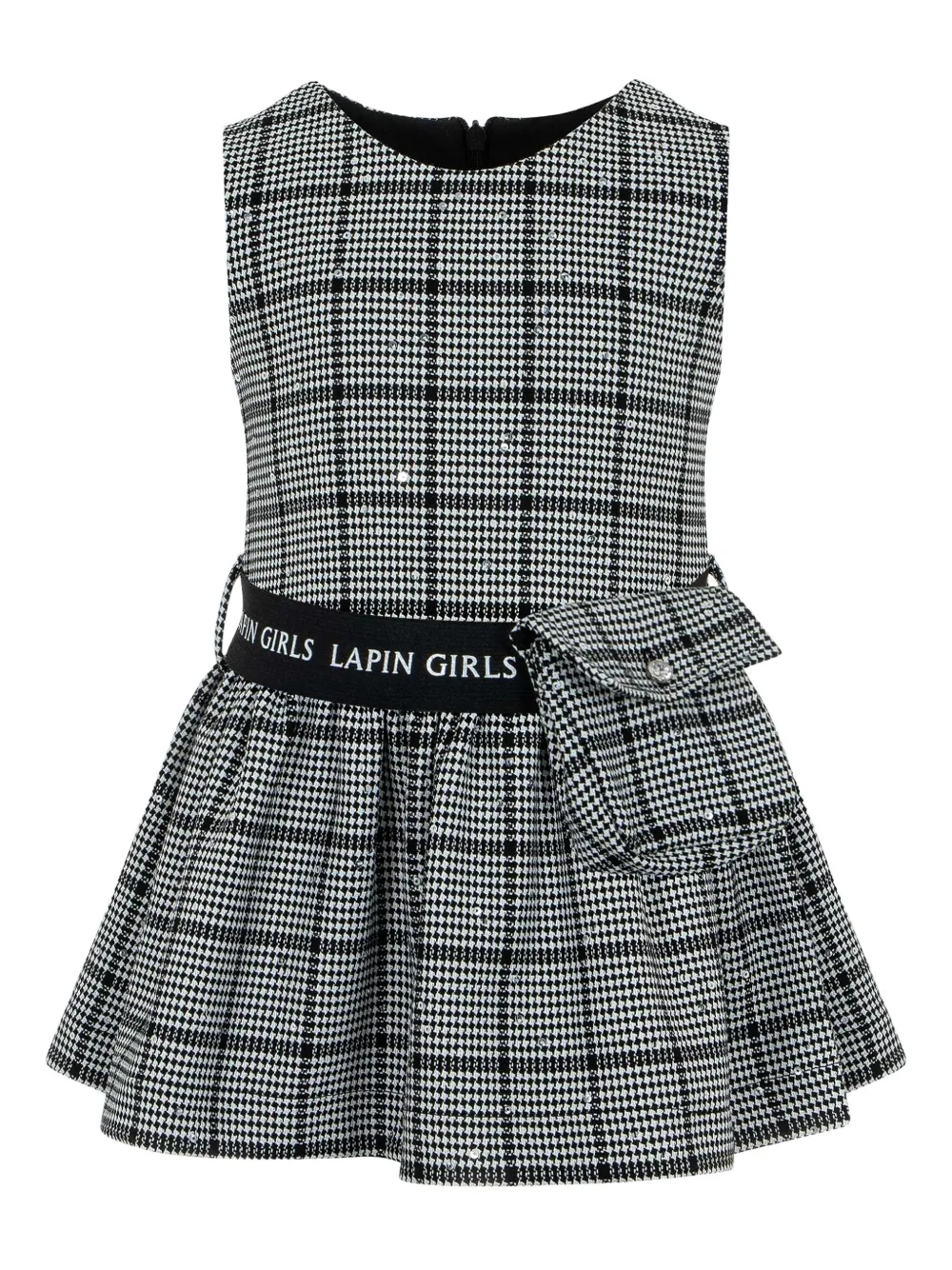 Декорированное платье в клетку Lapin House, серый
Декорированное платье в клетку Lapin House, серый