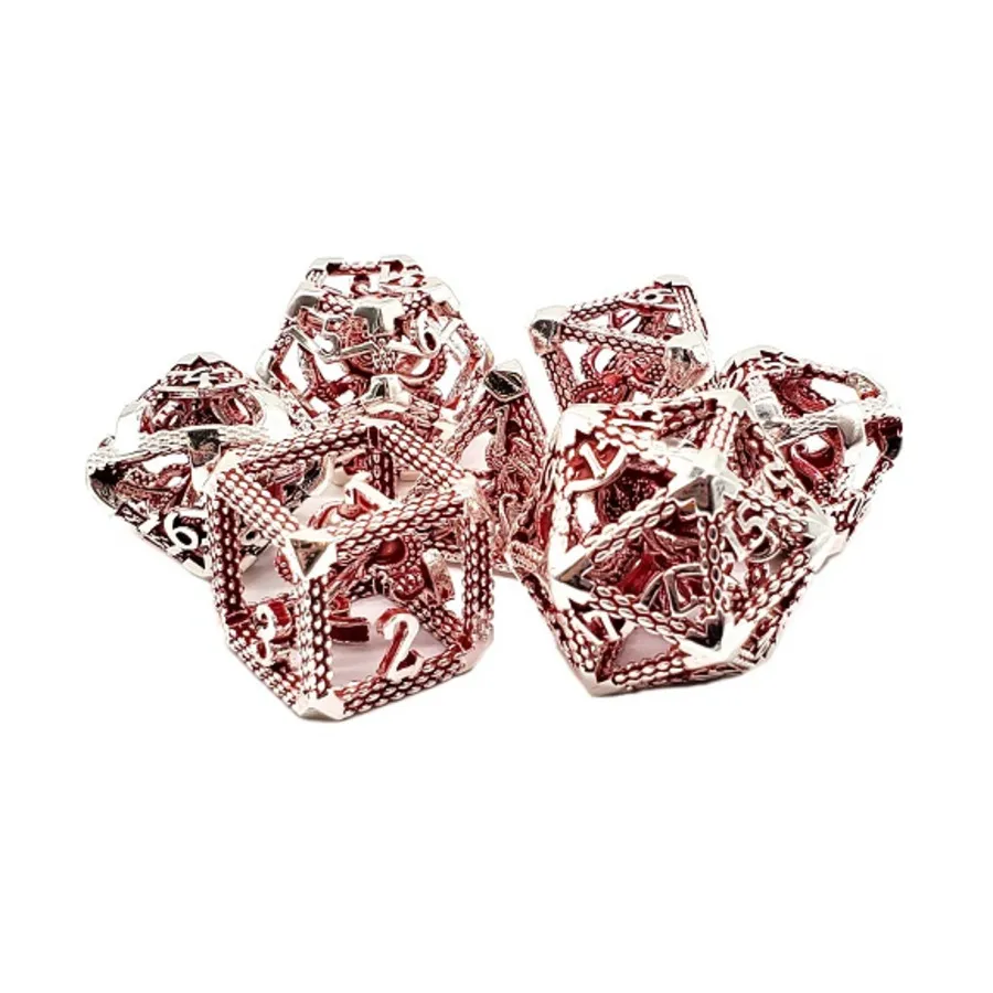 Полые игральные кости Кракена — серебро с красным (7), Hollow Dice
Полые игральные кости Кракена — серебро с красным (7), Hollow Dice