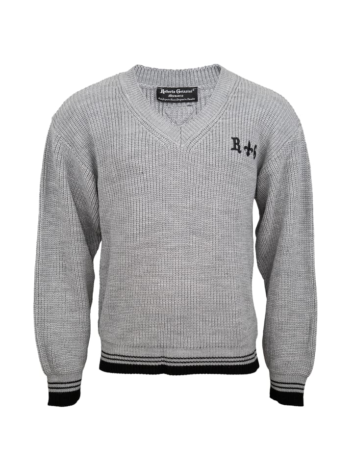 Мужской вязаный свитер в университетском стиле Roberto Geissini
Мужской вязаный свитер в университетском стиле Roberto Geissini