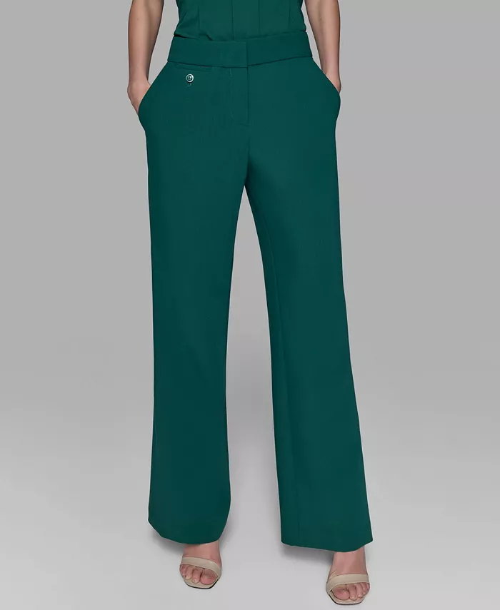 Женские брюки прямого кроя KARL LAGERFELD PARIS, зеленый
Женские брюки прямого кроя KARL LAGERFELD PARIS, зеленый