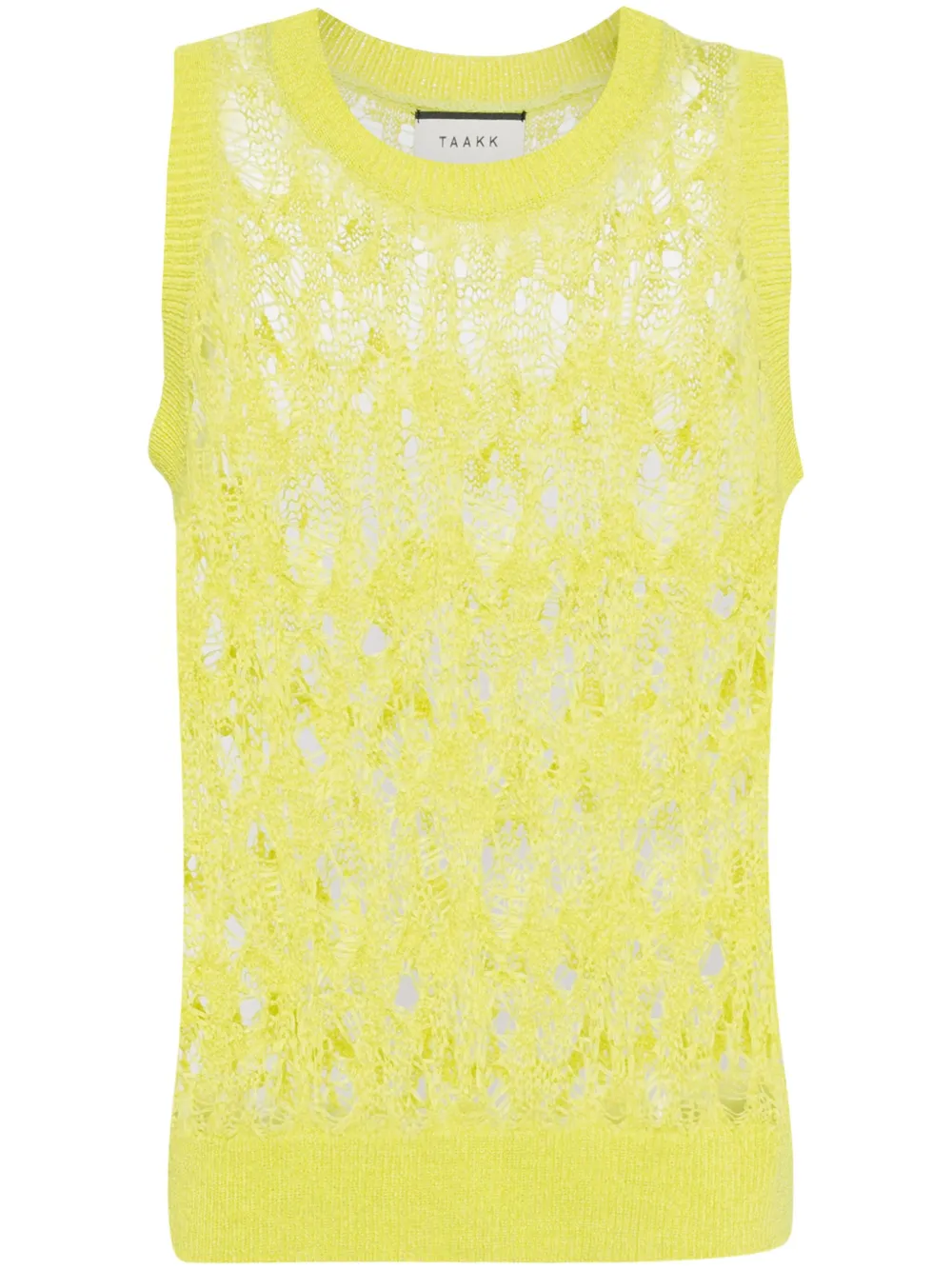 Топ рыхлой вязки Taakk, желтый
Топ рыхлой вязки Taakk, желтый