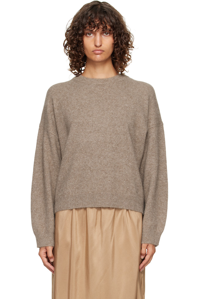 Loulou De Saison Свитер темно-серого тристана из цвета яка
Loulou De Saison Свитер темно-серого тристана из цвета яка