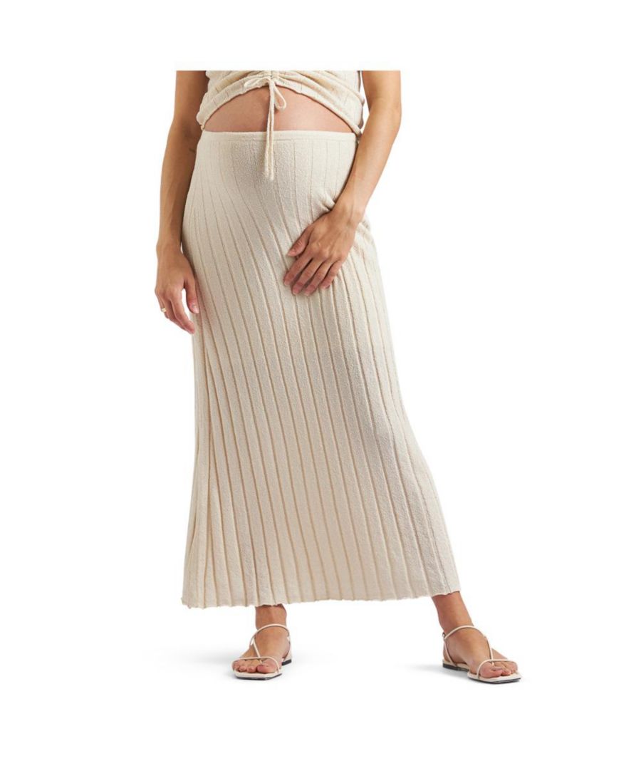 Вязаная юбка для беременных Ripe Charli в рубчик Ripe Maternity, Stone
Вязаная юбка для беременных Ripe Charli в рубчик Ripe Maternity, Stone