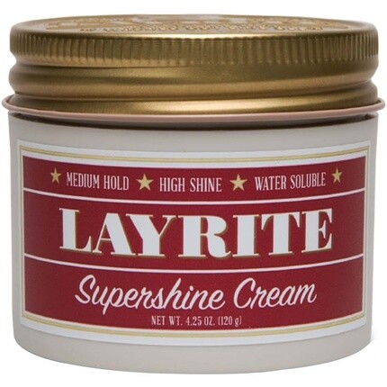 Крем Supershine 120 г водорастворимый средней фиксации с сильным блеском, Layrite
Крем Supershine 120 г водорастворимый средней фиксации с сильным блеском, Layrite