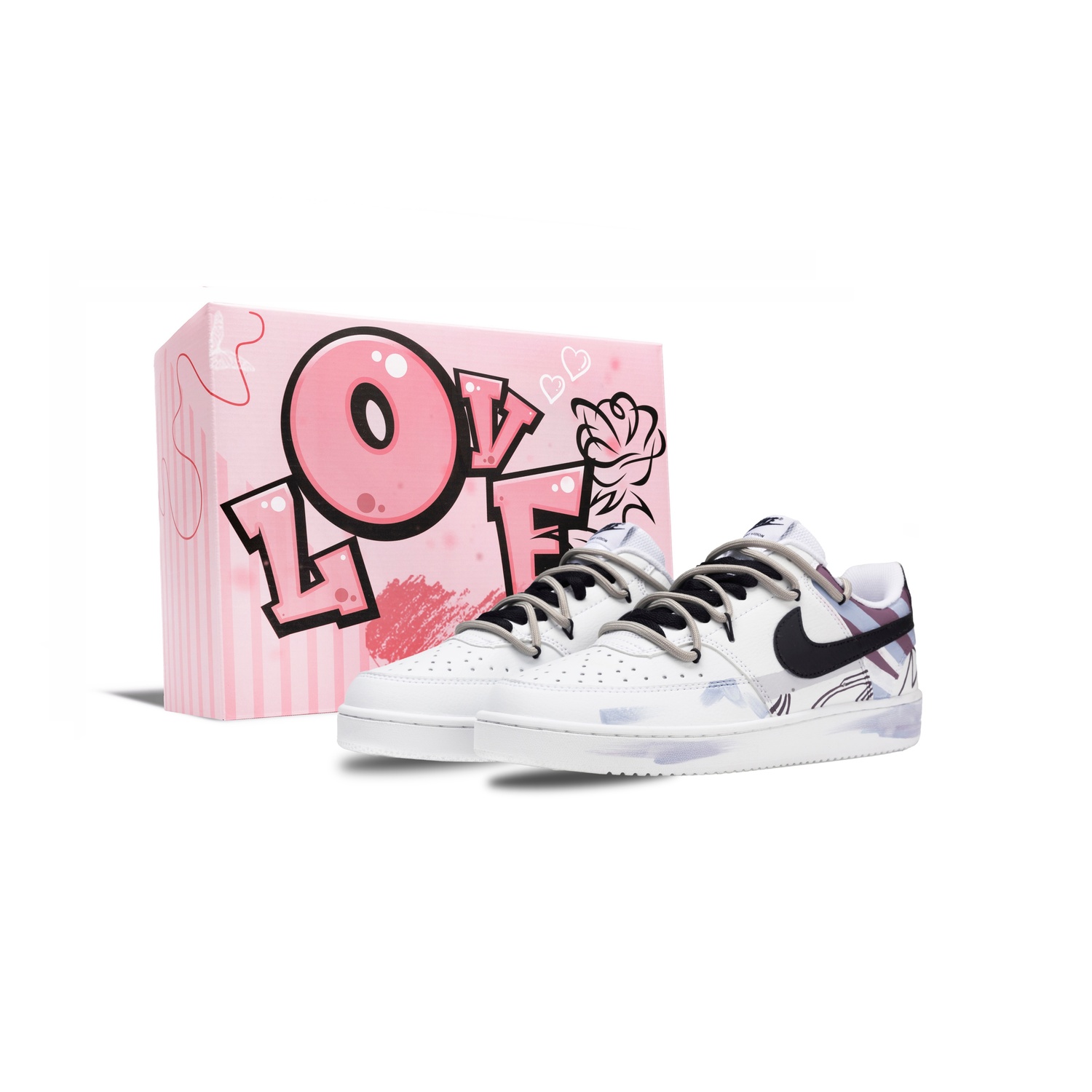 Кроссовки для скейтбординга мужские Court Vision 1 Shadow Purple Realm Abrasion Resistant Low top Nike, белый
Кроссовки для скейтбординга мужские Court Vision 1 Shadow Purple Realm Abrasion Resistant Low top Nike, белый