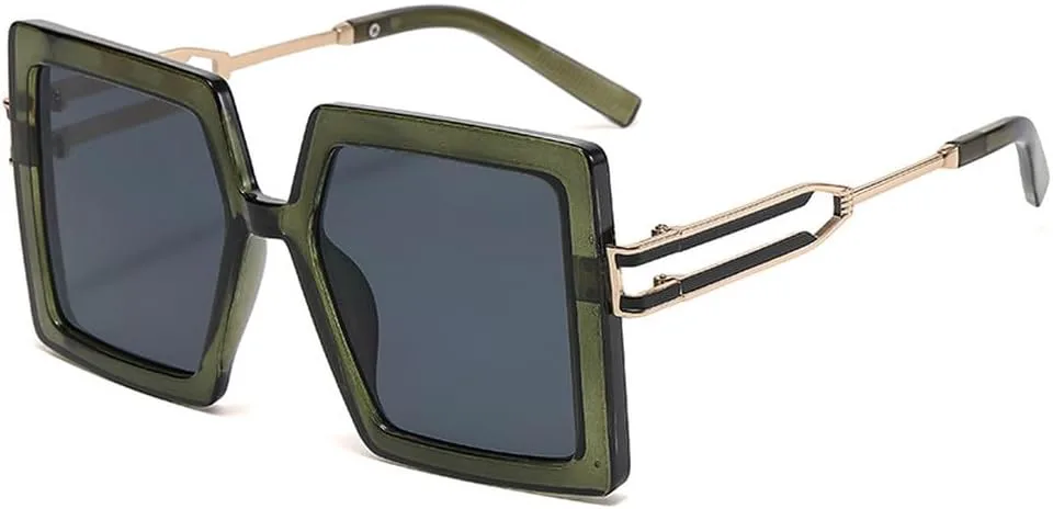 Модные солнцезащитные очки большого размера для мужчин, трендовые градиентные оттенки UV400 для женщин, ретро-очки оранжевого и шампанского цвета TKKTLLT, Green Grey
Модные солнцезащитные очки большого размера для мужчин, трендовые градиентные оттенки UV400 для женщин, ретро-очки оранжевого и шампанского цвета TKKTLLT, Green Grey