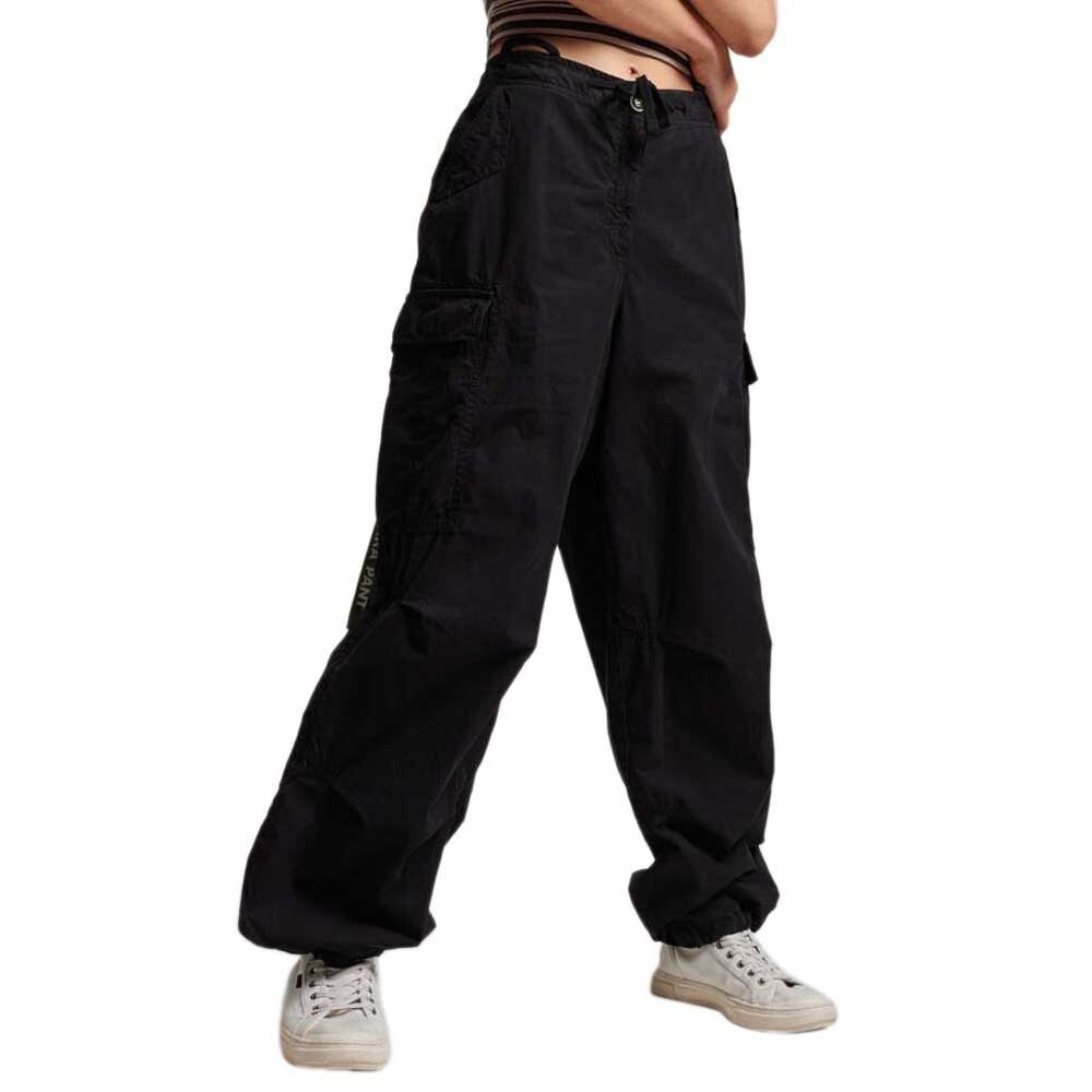 Брюки Superdry Vintage Baggy Parachute cargo, черный
Брюки Superdry Vintage Baggy Parachute cargo, черный