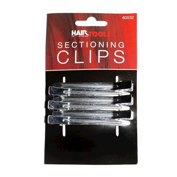 Пряжки с серебряными металлическими зажимами для головных уборов 6 шт Hair Tools