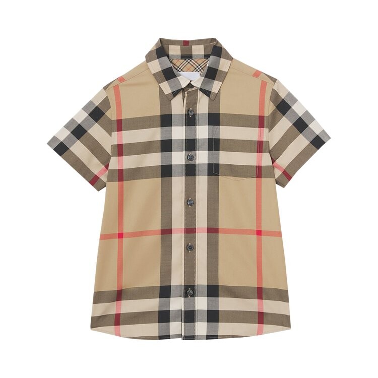 Рубашка Burberry Kids Check Shirt, цвет Archive Beige
Рубашка Burberry Kids Check Shirt, цвет Archive Beige