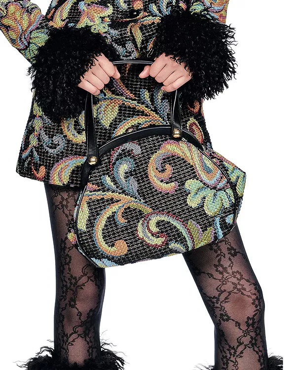 Сумка для памятных вещей из гобелена Anna Sui, черный
Сумка для памятных вещей из гобелена Anna Sui, черный