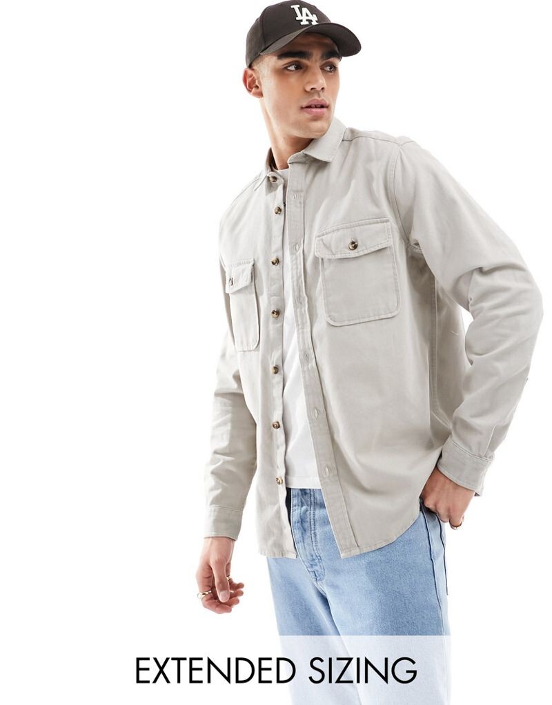 Светло-серая хлопковая куртка ASOS DESIGN, Серый, Светло-серая хлопковая куртка ASOS DESIGN
Светло-серая хлопковая куртка ASOS DESIGN, Серый, Светло-серая хлопковая куртка ASOS DESIGN