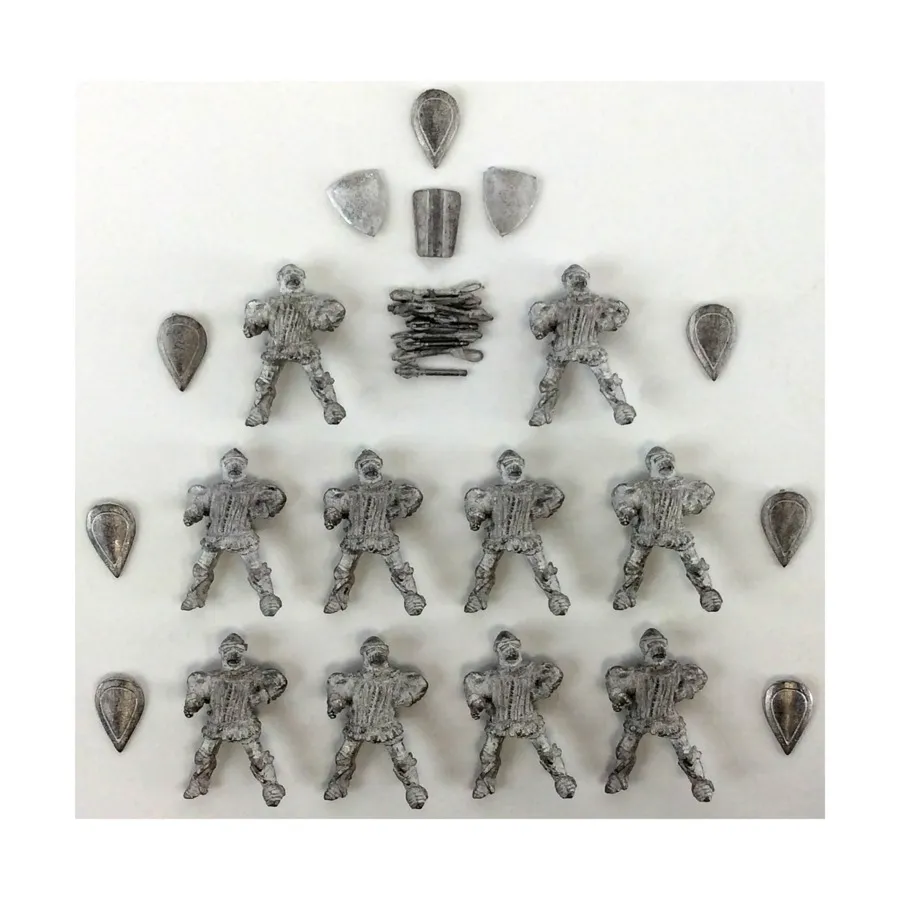 Немецкие сержанты с бацинетом, Хундсгугелем в стеганом гамбезоне №1, Historical Miniatures - Teutonic Knights - Loose Miniatures (25mm)
Немецкие сержанты с бацинетом, Хундсгугелем в стеганом гамбезоне №1, Historical Miniatures - Teutonic Knights - Loose Miniatures (25mm)