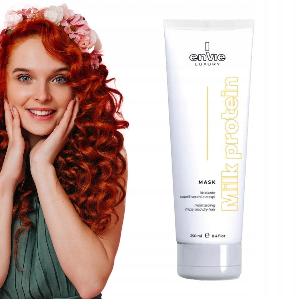 Envie Luxury Mask Milk Protein, Увлажняющая молочная маска для вьющихся сухих волос, 250мл
Envie Luxury Mask Milk Protein, Увлажняющая молочная маска для вьющихся сухих волос, 250мл