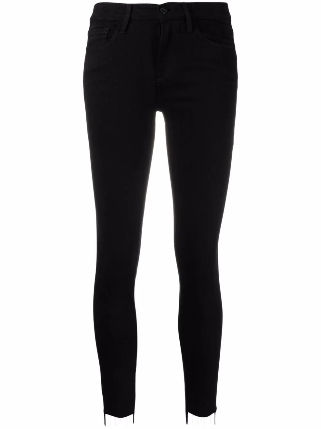 Джинсы Le Skinny de Jeanne с необработанными краями FRAME, черный
Джинсы Le Skinny de Jeanne с необработанными краями FRAME, черный