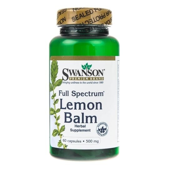Swanson, Лимонный бальзам, 500 мг, 60 капсул
Swanson, Лимонный бальзам, 500 мг, 60 капсул