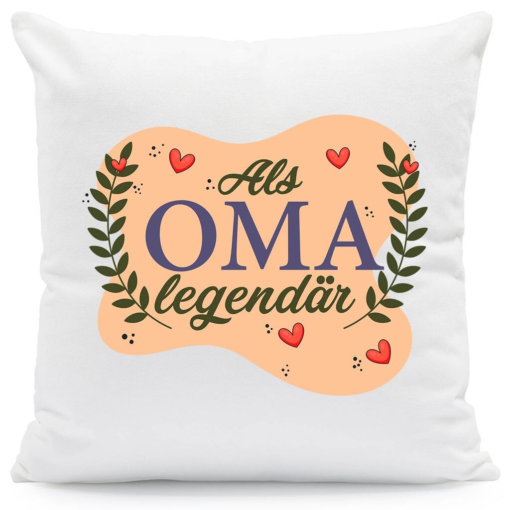 Подушка с принтом и надписью Als Granma Legendary: без наполнителя Gravurzeile
Подушка с принтом и надписью Als Granma Legendary: без наполнителя Gravurzeile