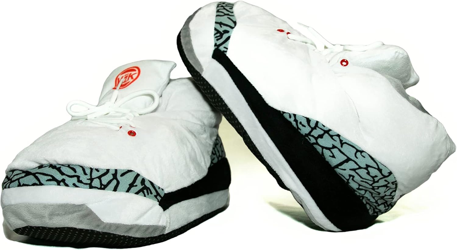 Домашние тапочки KZK KrazeKickz для взрослых - пушистые шлепанцы для женщин и мужчин - унисекс, Aj3 White
Домашние тапочки KZK KrazeKickz для взрослых - пушистые шлепанцы для женщин и мужчин - унисекс, Aj3 White