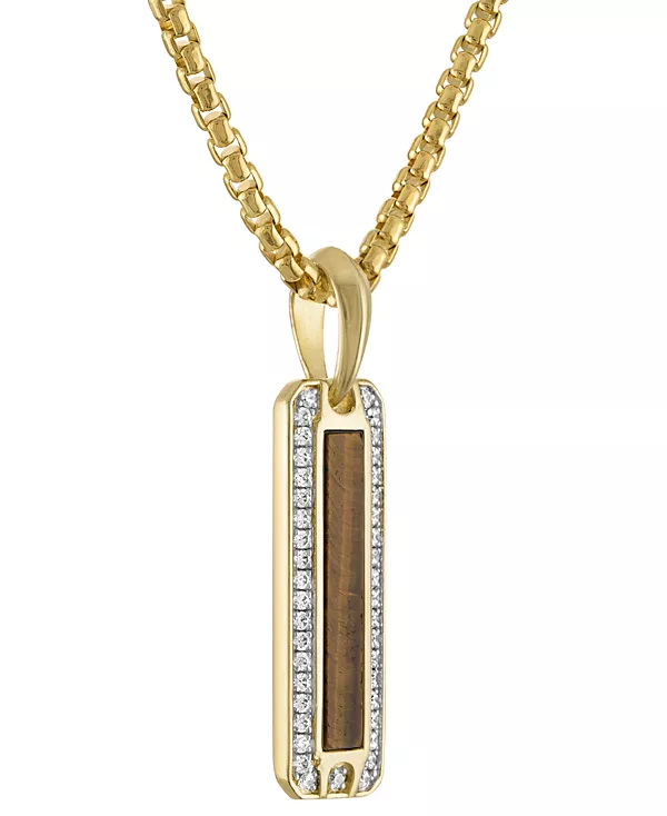 Мужское ожерелье из стерлингового серебра с подвеской «Морская звезда» золотистого оттенка с тигровым глазом и белым топазом, 24 дюйма + удлинитель 2 дюйма Bulova, gold-tone
Мужское ожерелье из стерлингового серебра с подвеской «Морская звезда» золотистого оттенка с тигровым глазом и белым топазом, 24 дюйма + удлинитель 2 дюйма Bulova, gold-tone