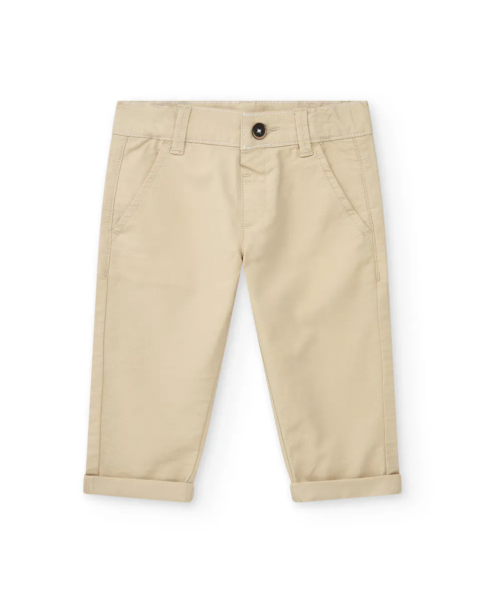 Брюки чинос для мальчиков с карманами и подвернутым краем Tuc tuc, бежевый
Брюки чинос для мальчиков с карманами и подвернутым краем Tuc tuc, бежевый
