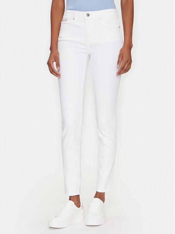 Обтягивающие джинсы J20J225120 Calvin Klein Jeans, белый
Обтягивающие джинсы J20J225120 Calvin Klein Jeans, белый