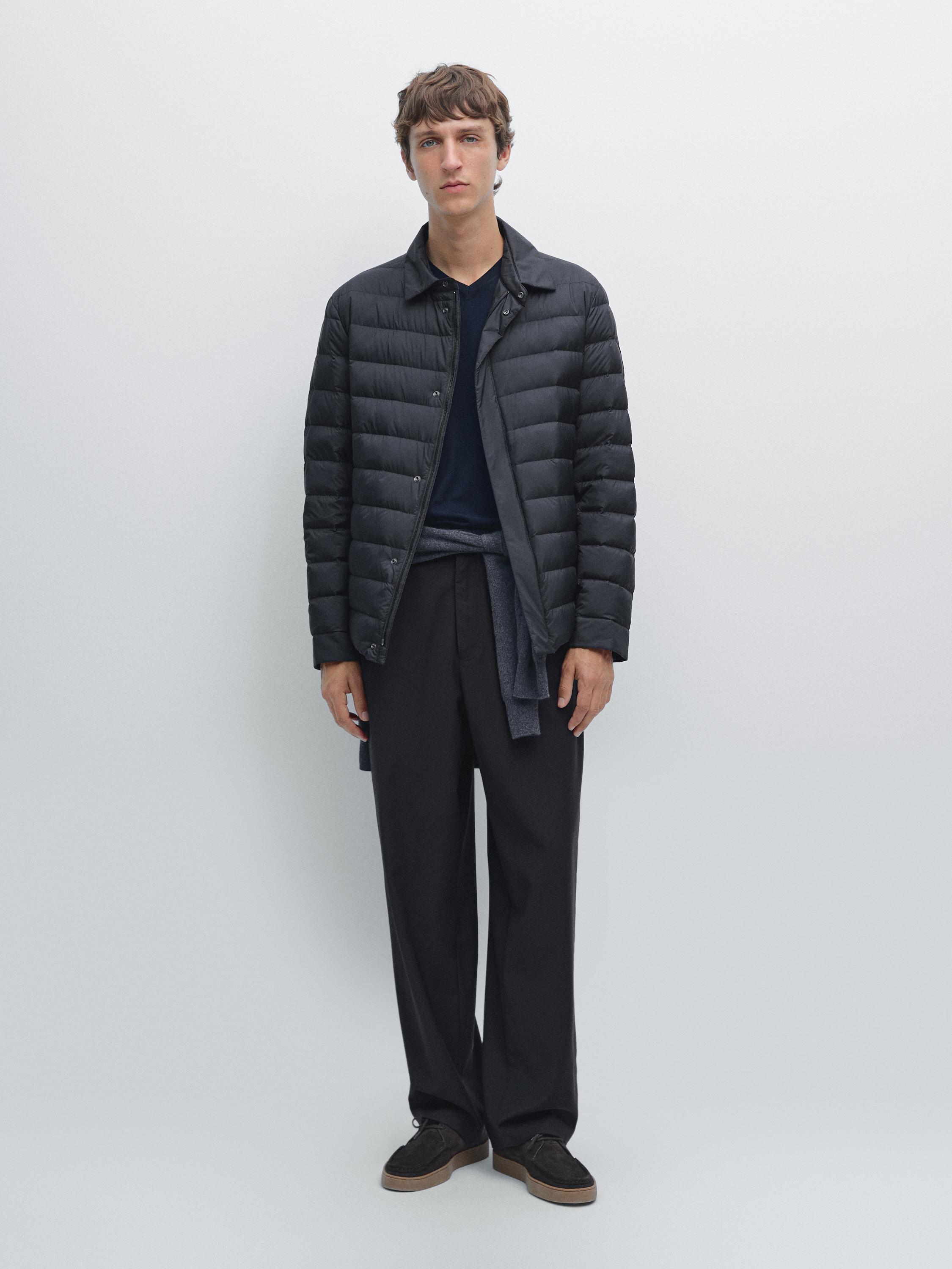 Водоотталкивающая ультралегкая куртка из пухового смесового материала Massimo Dutti, темно-синий
Водоотталкивающая ультралегкая куртка из пухового смесового материала Massimo Dutti, темно-синий