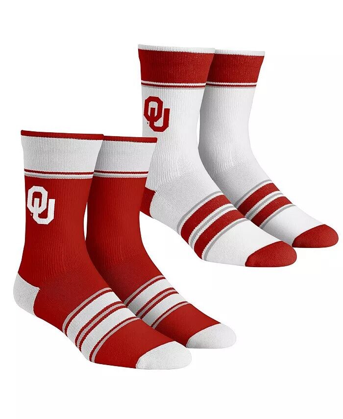 Носки для мальчиков и девочек, комплект из 2 пар носков Oklahoma Sooners Multi-Stripe Team Crew Rock 'Em
Носки для мальчиков и девочек, комплект из 2 пар носков Oklahoma Sooners Multi-Stripe Team Crew Rock 'Em