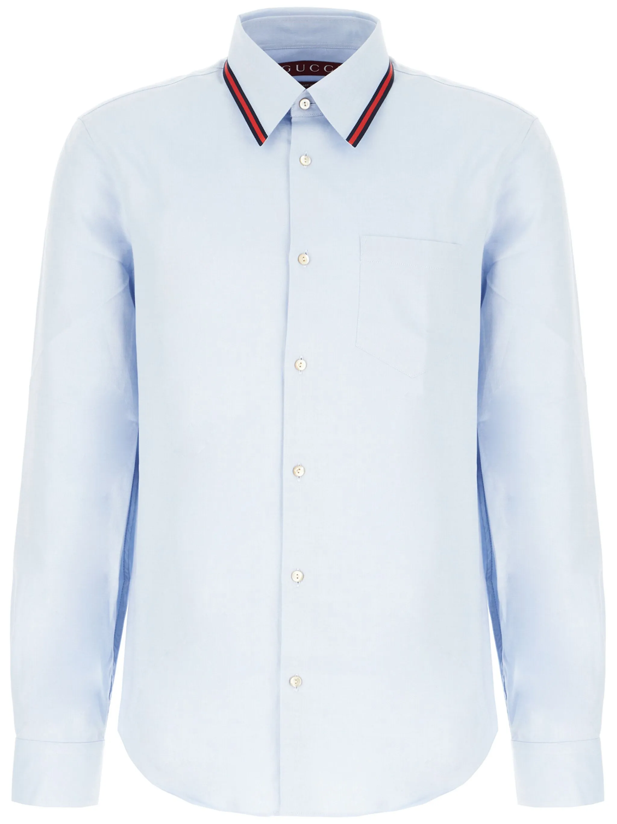 Рубашка с отделкой Web Gucci, синий
Рубашка с отделкой Web Gucci, синий