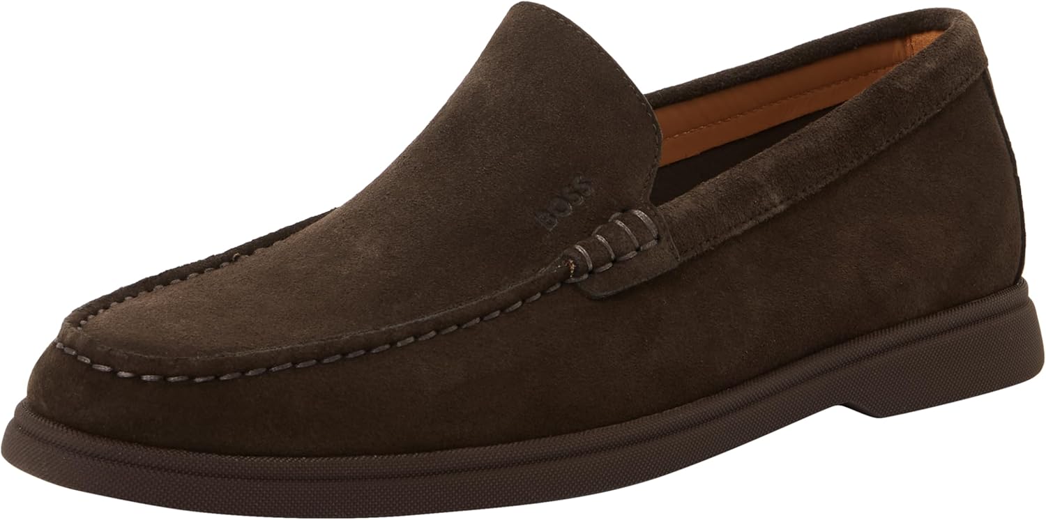 Мужские современные лоферы BOSS, темно-коричневый
Мужские современные лоферы BOSS, темно-коричневый