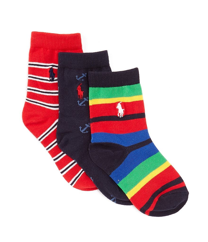 Набор из 3 носков для мальчиков Polo Ralph Lauren Little Boys 2T-11 American Prep, синий
Набор из 3 носков для мальчиков Polo Ralph Lauren Little Boys 2T-11 American Prep, синий