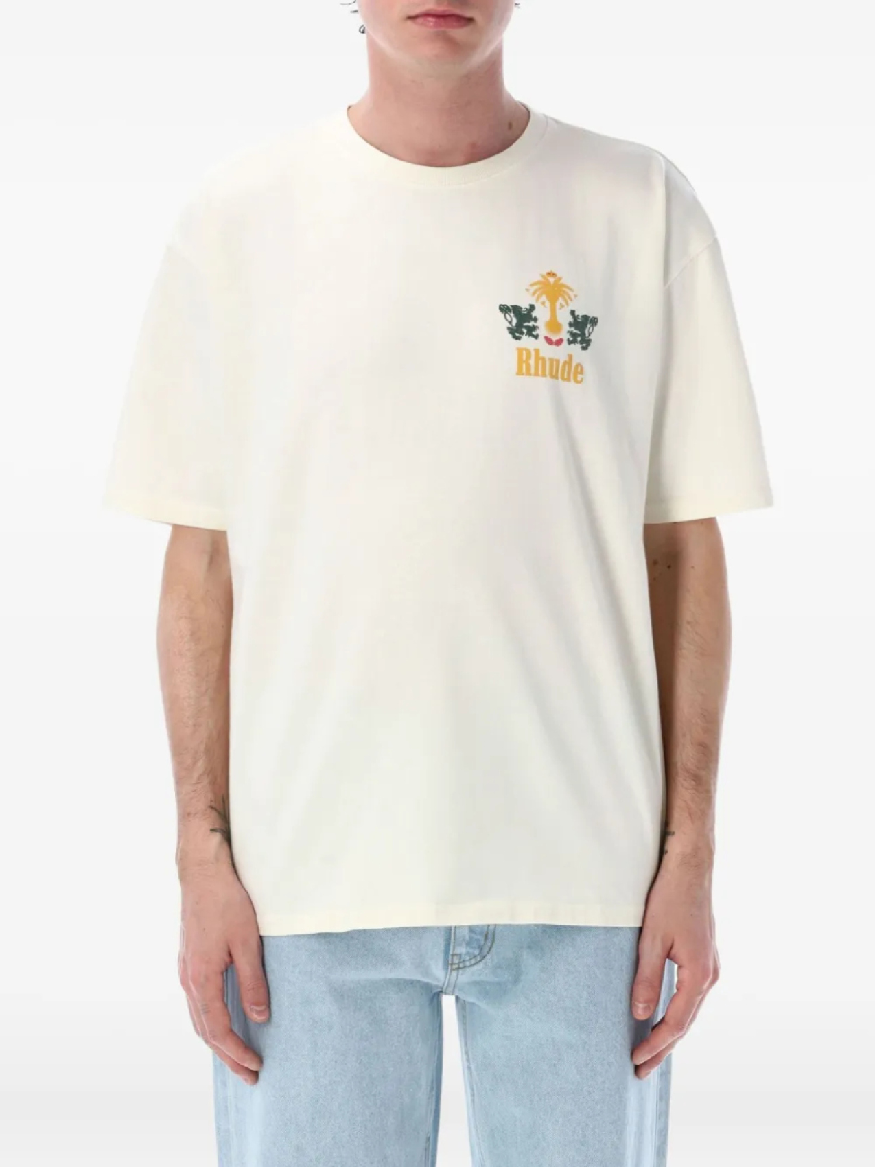 RHUDE Tabaco Футболка, белый 
RHUDE Tabaco Футболка, белый