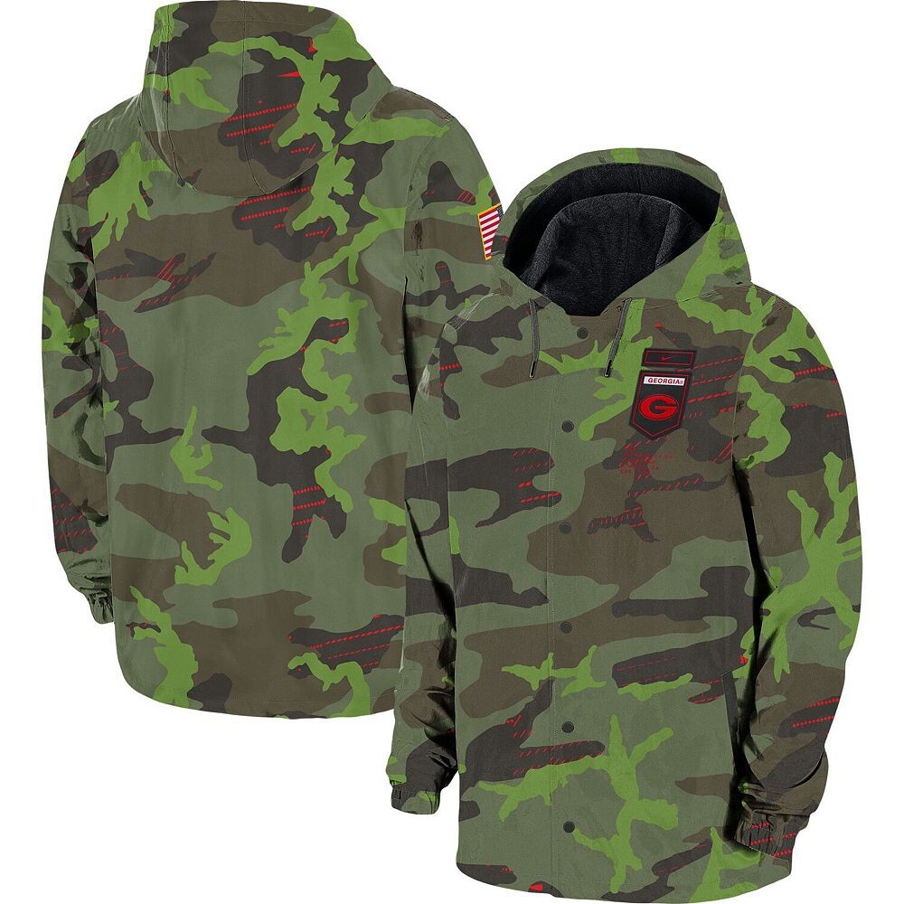 Мужская куртка с капюшоном и кнопками Nike Camo Georgia Bulldogs, цвет Uga Green
Мужская куртка с капюшоном и кнопками Nike Camo Georgia Bulldogs, цвет Uga Green
