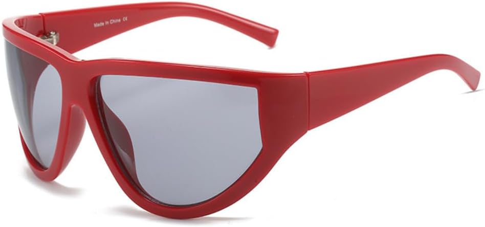 Спортивные солнцезащитные очки для женщин, уникальные большие панк-очки, мужские модные солнцезащитные очки в стиле хип-хоп, очки с защитой от УФ-излучения UV400 MTZJH, Red Gray
Спортивные солнцезащитные очки для женщин, уникальные большие панк-очки, мужские модные солнцезащитные очки в стиле хип-хоп, очки с защитой от УФ-излучения UV400 MTZJH, Red Gray