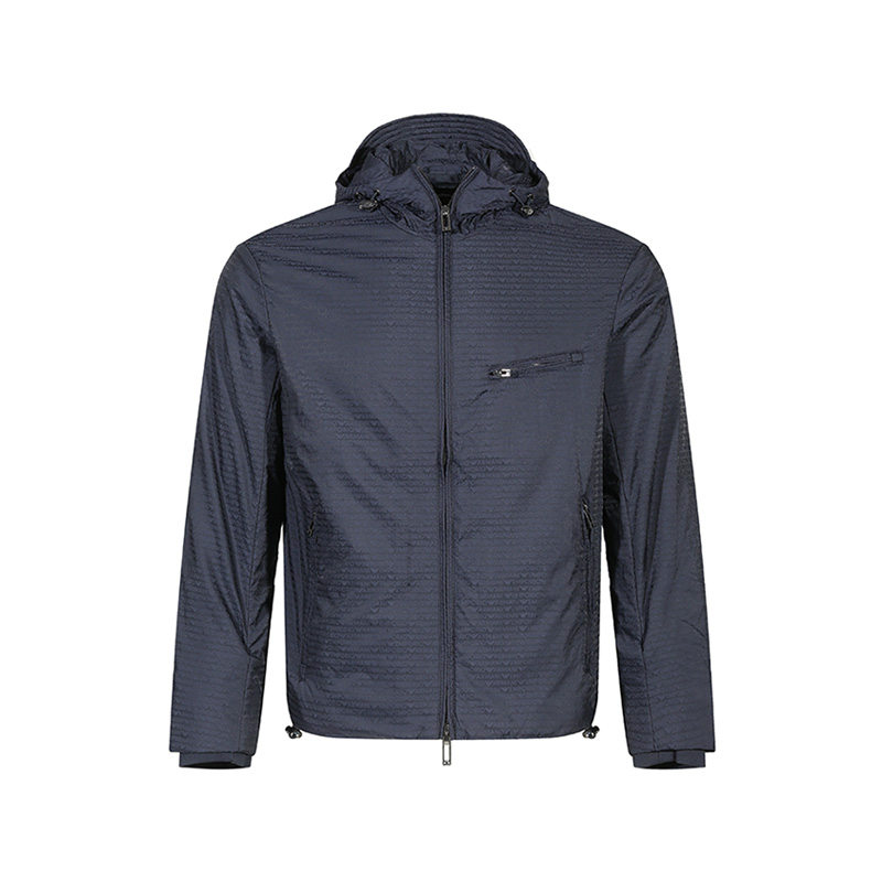 Куртка утепленная с капюшоном на молнии EMPORIO ARMANI, морской синий
Куртка утепленная с капюшоном на молнии EMPORIO ARMANI, морской синий