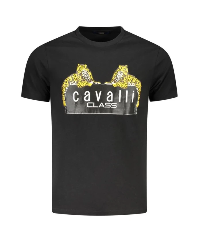 Футболка с леопардовым принтом Cavalli Class, черный
Футболка с леопардовым принтом Cavalli Class, черный