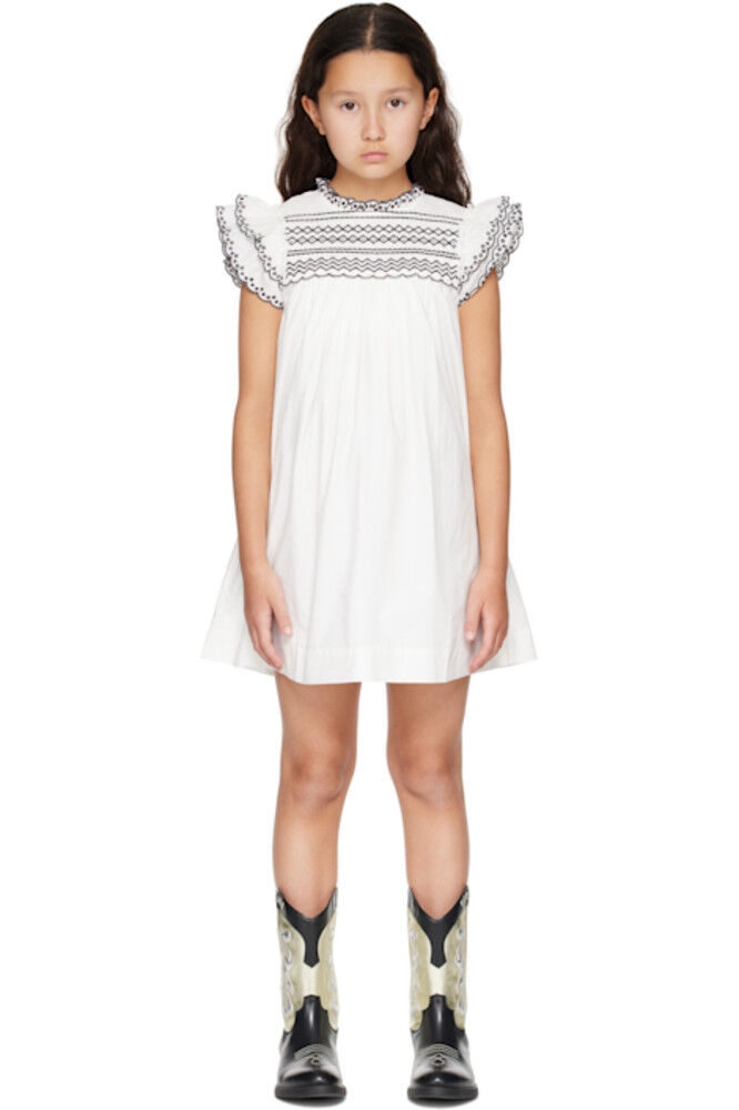 Детское белое платье Bijou со сборками Bonpoint
Детское белое платье Bijou со сборками Bonpoint