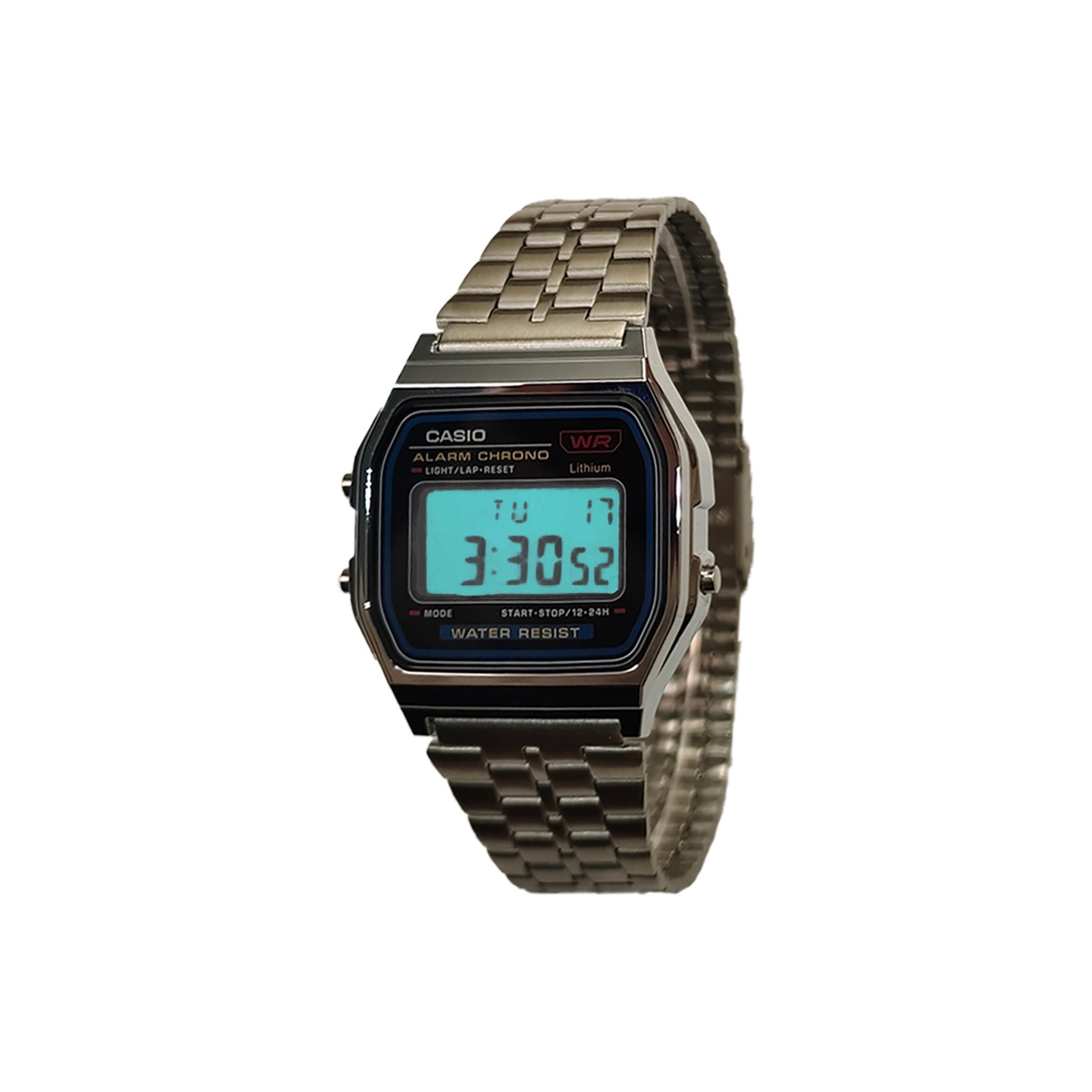 CASIO Часы Retrofit Series Quartz Movement Stainless Steel Strap Watch Men's Watch Black Dial, Black Dial with Blue Bezel
CASIO Часы Retrofit Series Quartz Movement Stainless Steel Strap Watch Men's Watch Black Dial, Black Dial with Blue Bezel