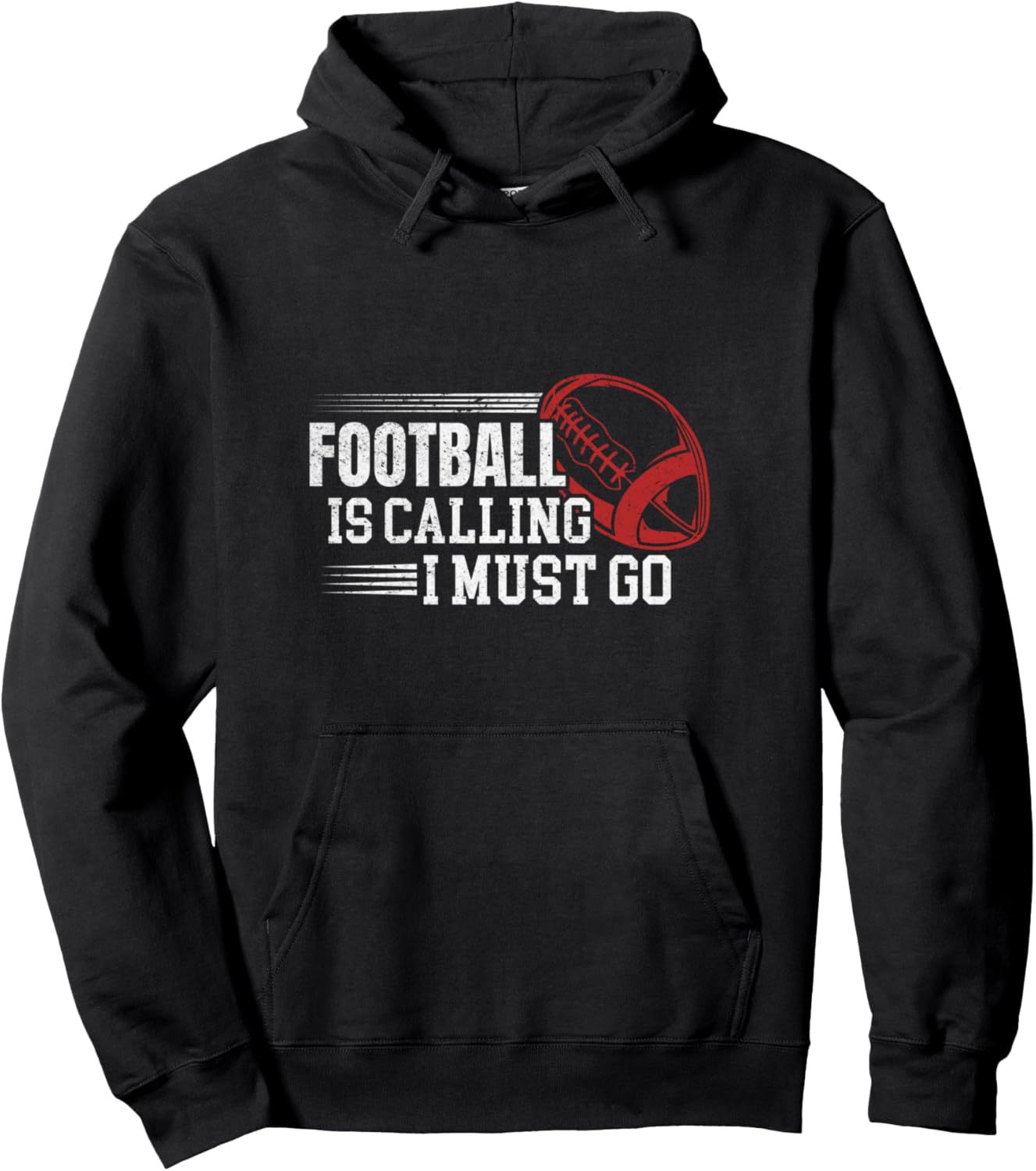 Футбол зовет, я должен идти! - Забавная футбольная толстовка Funny Football Designs For Football Player, черный
Футбол зовет, я должен идти! - Забавная футбольная толстовка Funny Football Designs For Football Player, черный