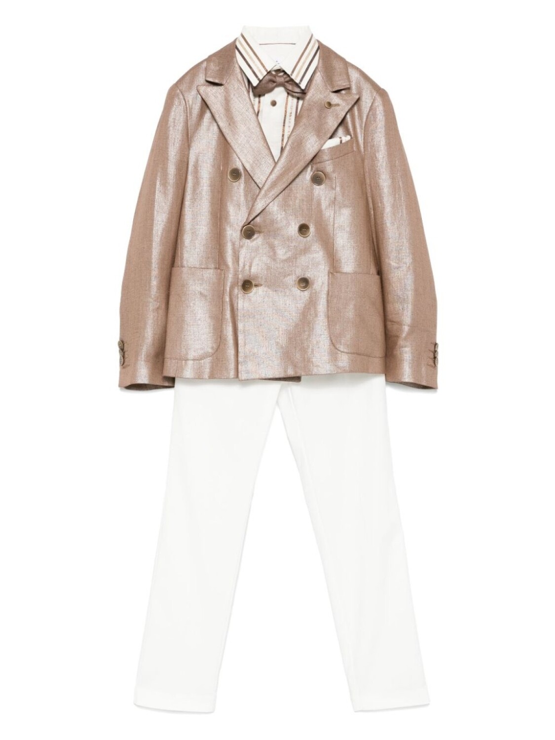 Colorichiari костюм с двубортным пиджаком, коричневый
Colorichiari костюм с двубортным пиджаком, коричневый