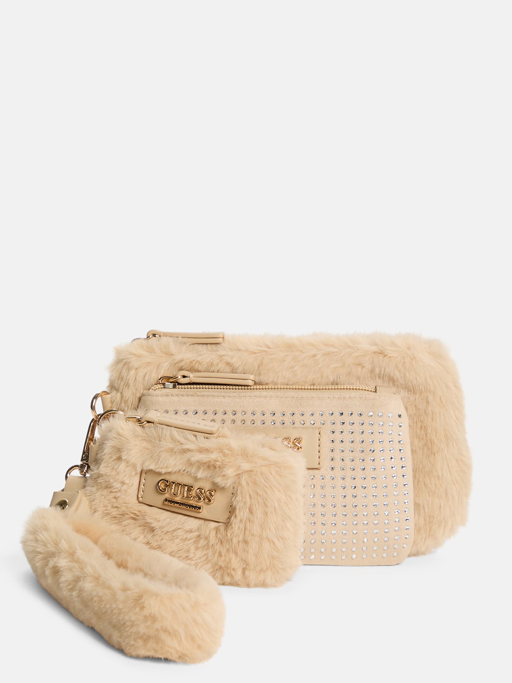 Набор из трех браслетов из искусственного меха Guess Factory, светло-коричневый
Набор из трех браслетов из искусственного меха Guess Factory, светло-коричневый